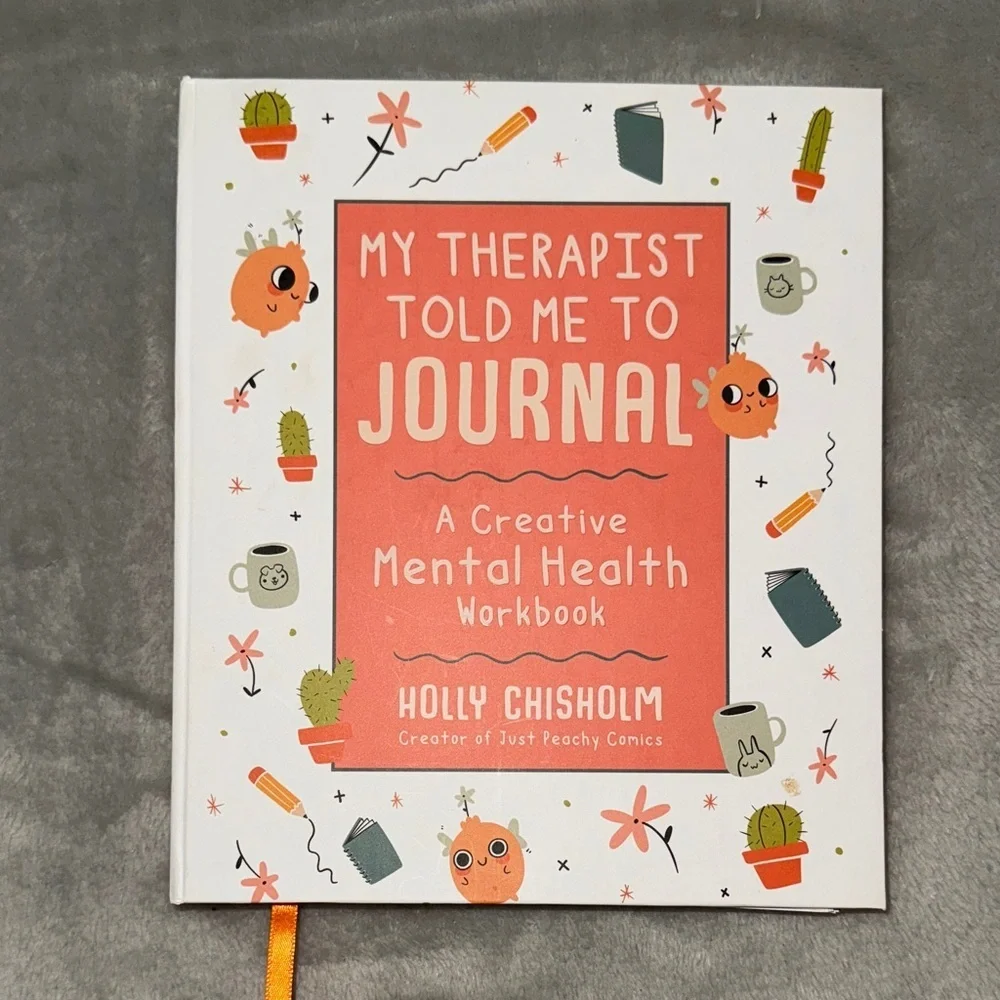 Creative Mental Health Workbook - White and Orange